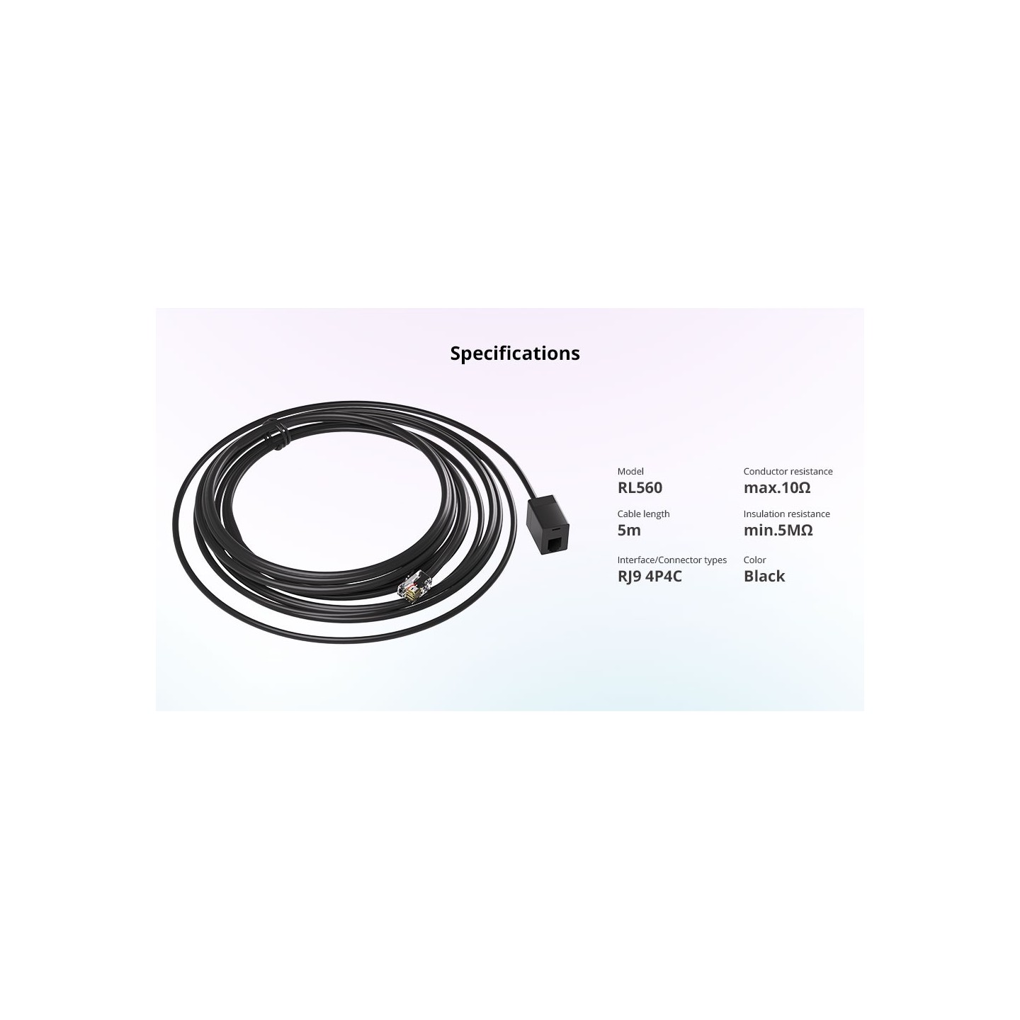 Sonoff Smart Sensor - RL560 - 5m Extention Cable ( RJ9 ) — Buy in Cyprus with Fast Delivery