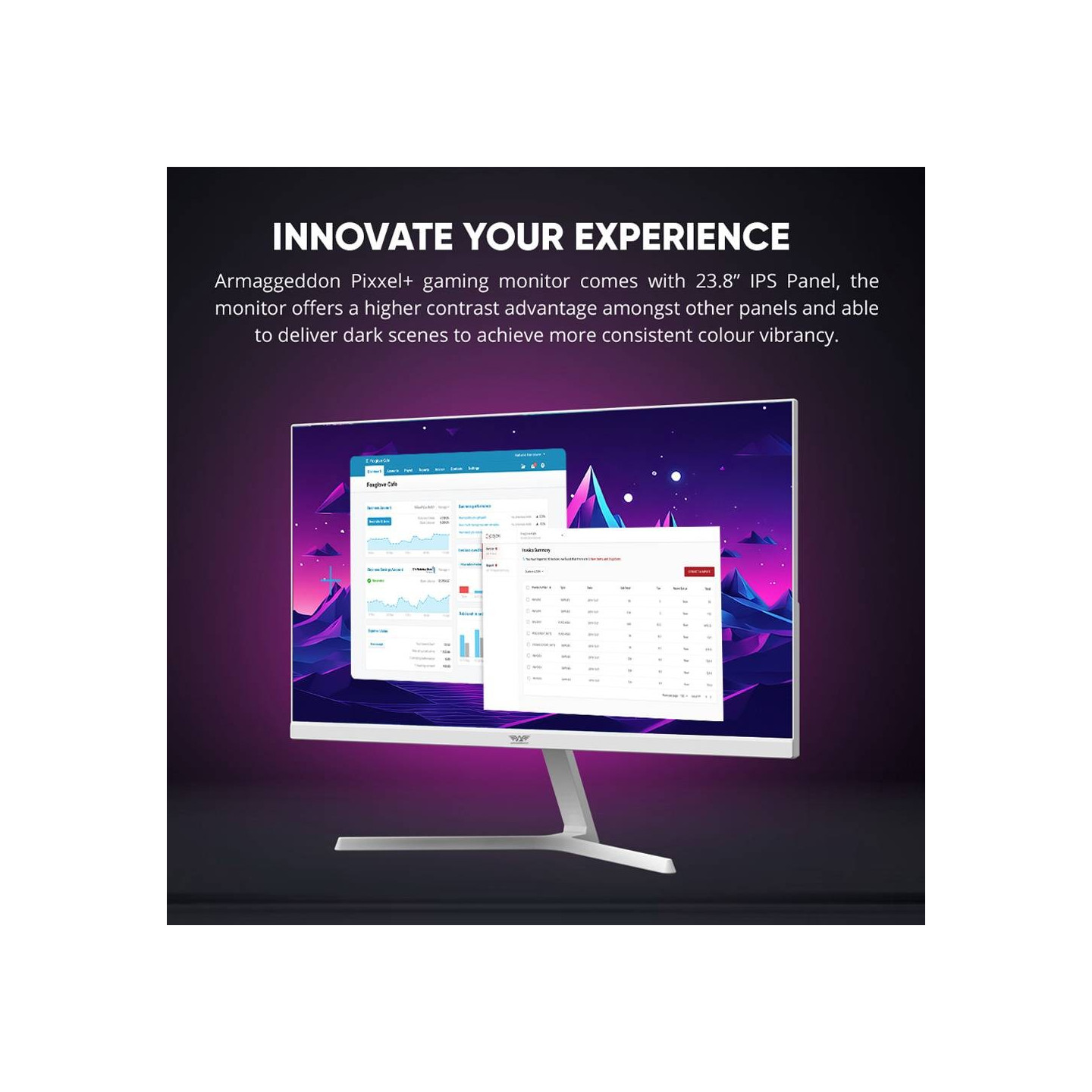 Armaggeddon Pixxel+ PF24HD Super-100 IPS Frameless Monitor 100Hz Black (Boxed) — Buy in Cyprus with Fast Delivery