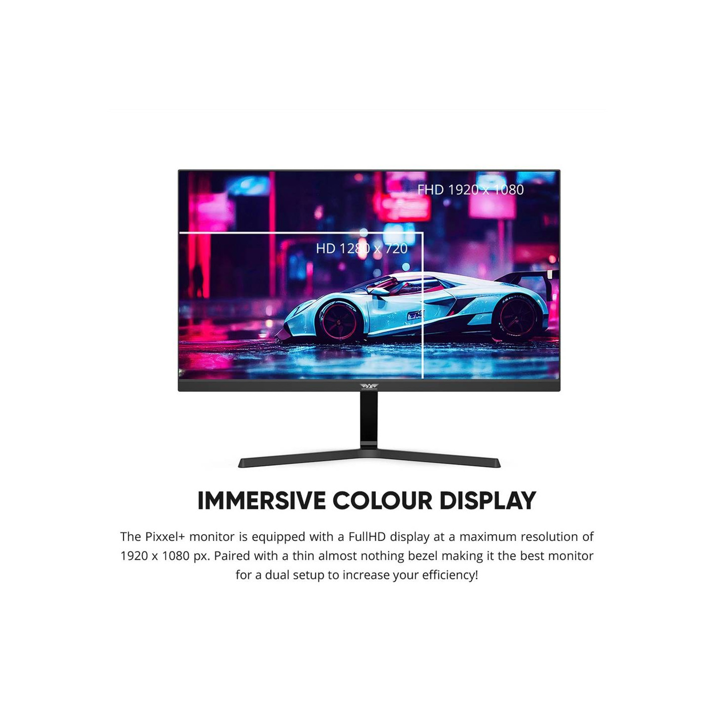 Armaggeddon Pixxel+ PF24HD Super-100 IPS Frameless Monitor 100Hz Black (Boxed) — Buy in Cyprus with Fast Delivery