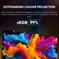 Armaggeddon Pixxel+ PF24HD Super-100 IPS Frameless Monitor 100Hz Black (Boxed) — Buy in Cyprus with Fast Delivery