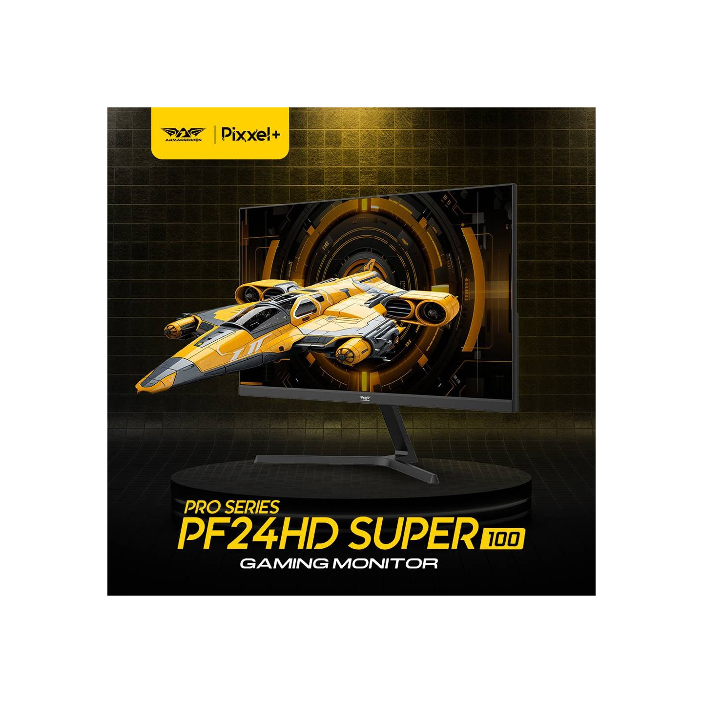 Armaggeddon Pixxel+ PF24HD Super-100 IPS Frameless Monitor 100Hz Black (Boxed) — Buy in Cyprus with Fast Delivery