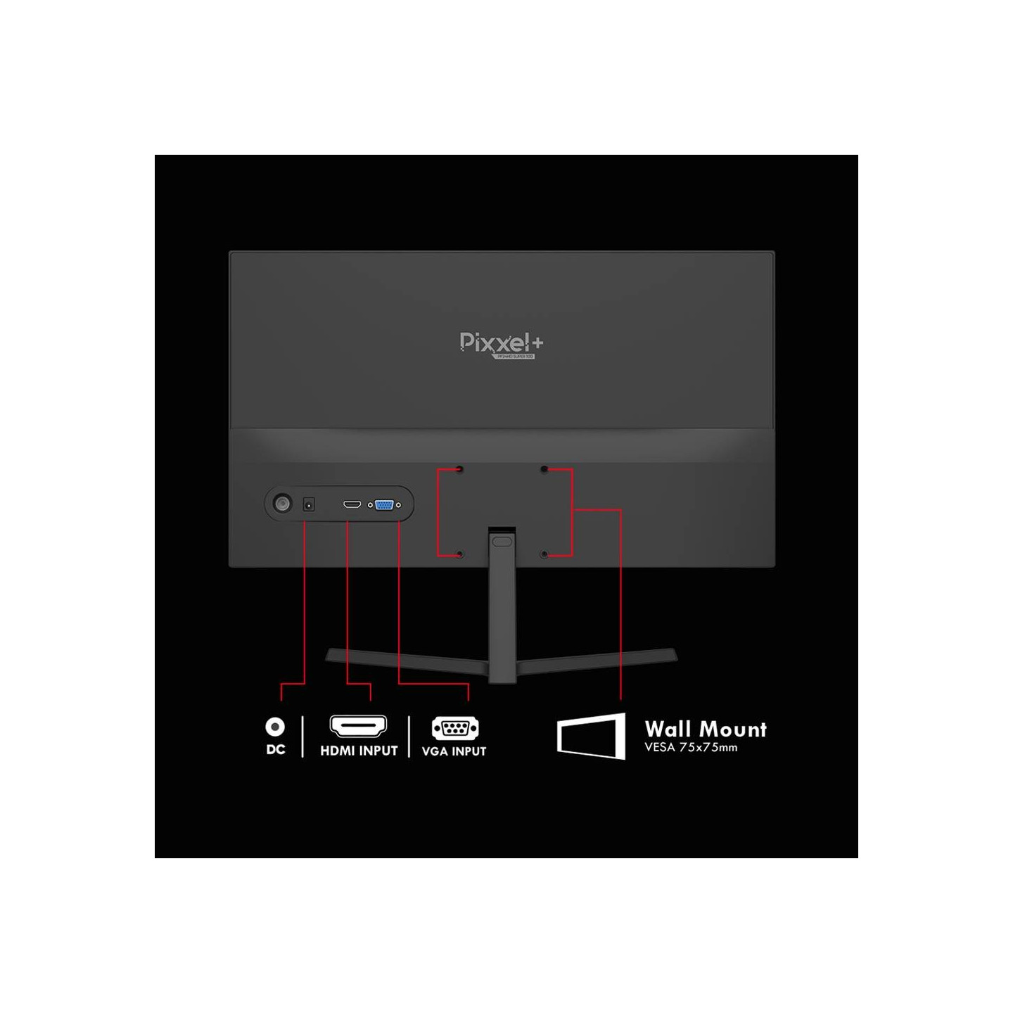 Armaggeddon Pixxel+ PF24HD Super-100 IPS Frameless Monitor 100Hz Black (Boxed) — Buy in Cyprus with Fast Delivery