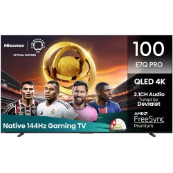 Hisense TV - 100E7Q PRO - 100'' 4K Smart QLED 120hz TV — Buy in Cyprus with Fast Delivery