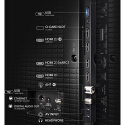Hisense TV - 100E7Q PRO - 100'' 4K Smart QLED 120hz TV — Buy in Cyprus with Fast Delivery