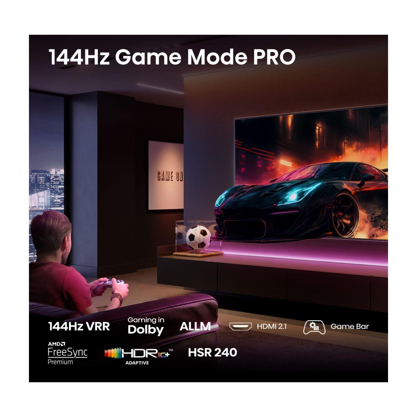 Hisense TV - 100E7Q PRO - 100'' 4K Smart QLED 120hz TV — Buy in Cyprus with Fast Delivery