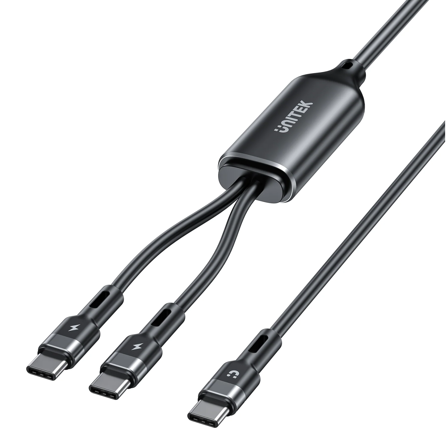 Unitek USB-C Cable - C14146ABK01-1.8M - PD100W 2-in-1 Dual Charging — Buy in Cyprus with Fast Delivery