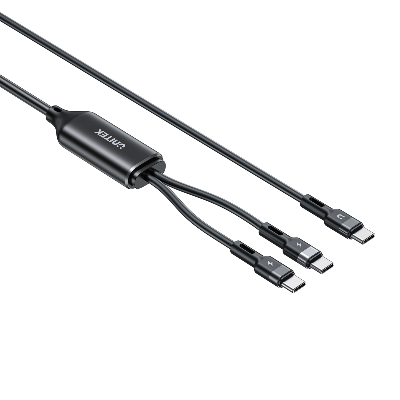 Buy Unitek USB-C Cable - C14146ABK01-1.8M - PD100W 2-in-1 Dual Charging in Cyprus, Nicosia, Limassol, Larnaka, Pafos