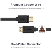Unitek Y-C138M HDMI Cable - 1.4 4K 2m | Armenius Store