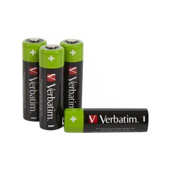 Buy Verbatim Rechargeable AA 2500mAh Batteries (4pcs) - Rechargeable AA 2500mAh ... in Cyprus, Nicosia, Limassol, Larnaka, Pafos