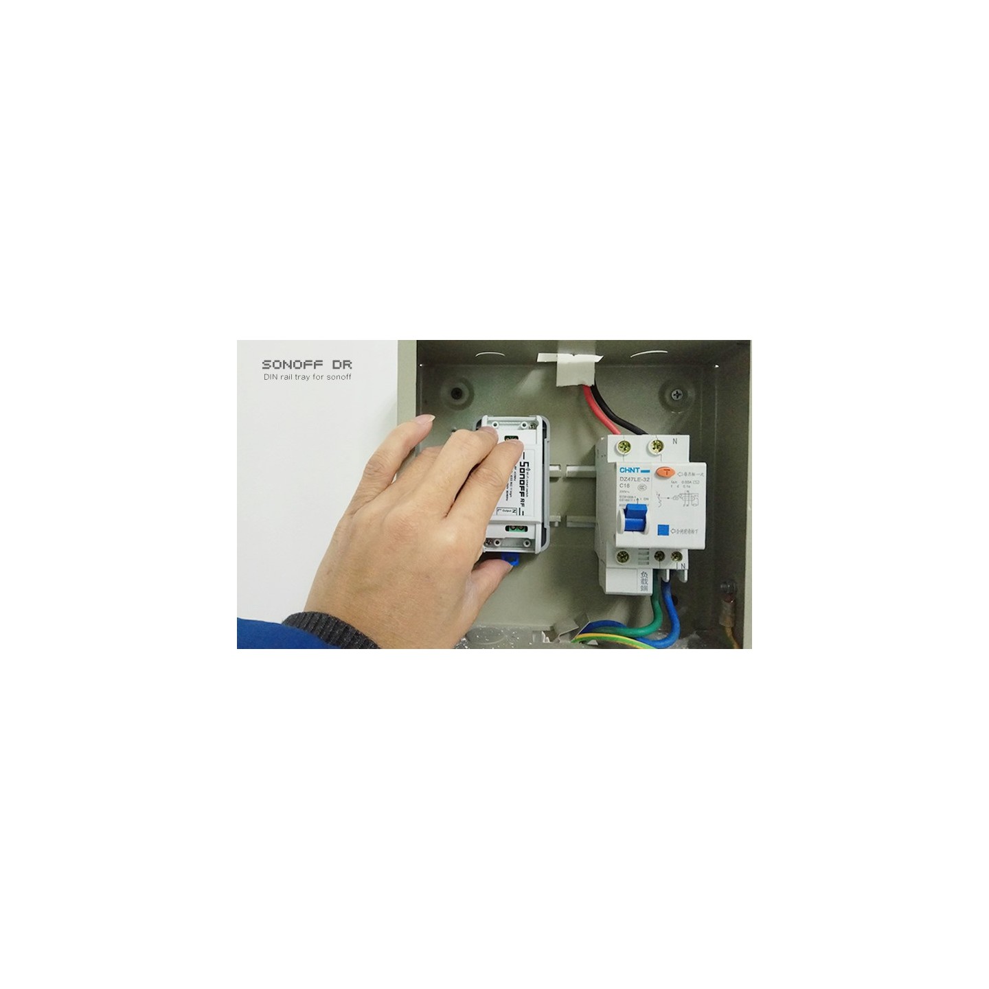 Sonoff DR DIN Rail Tray - DR DIN Rail Tray — Buy in Cyprus with Fast Delivery