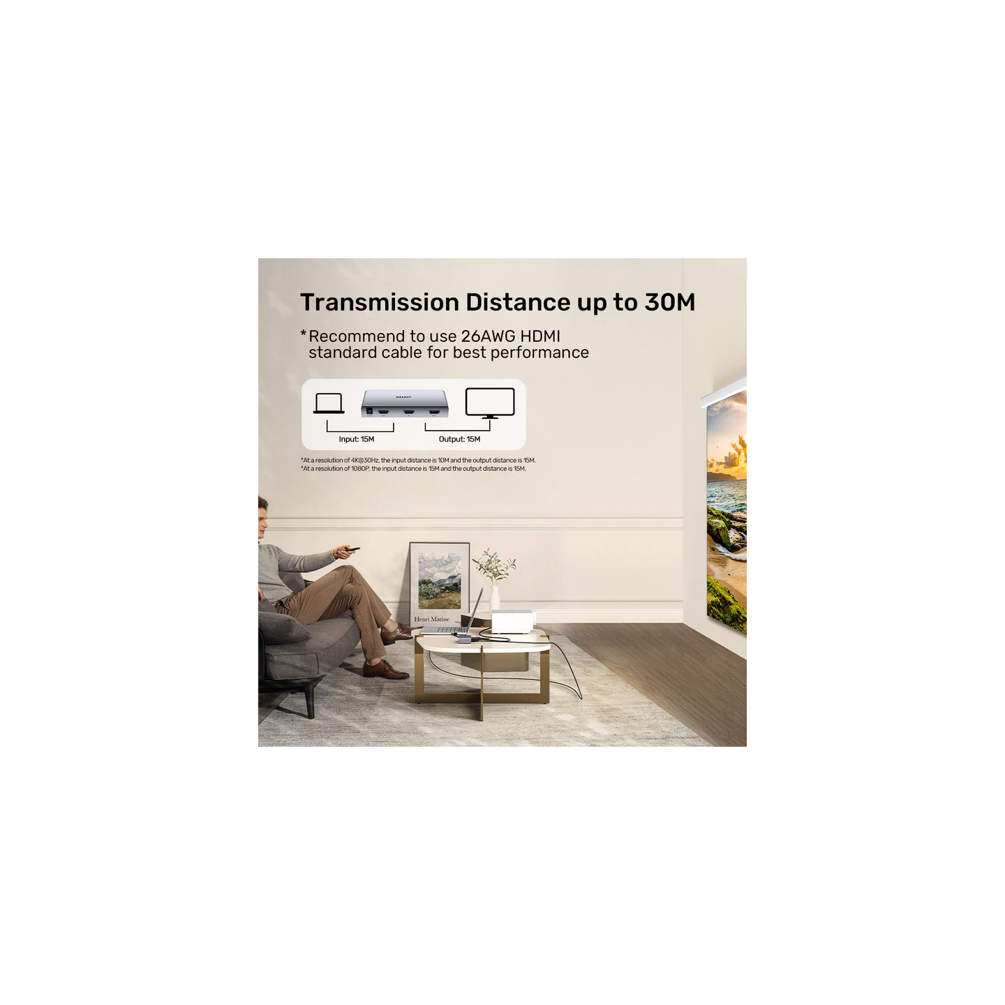 Unitek HDMI Splitter - V1130A - 1x2 4K30Hz — Buy in Cyprus with Fast Delivery