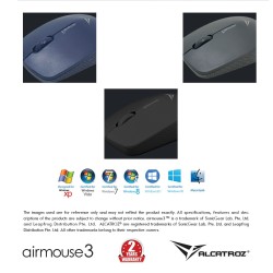 Buy Alcatroz Wireless Mouse - Airmouse3 - Blue in Cyprus, Nicosia, Limassol, Larnaka, Pafos