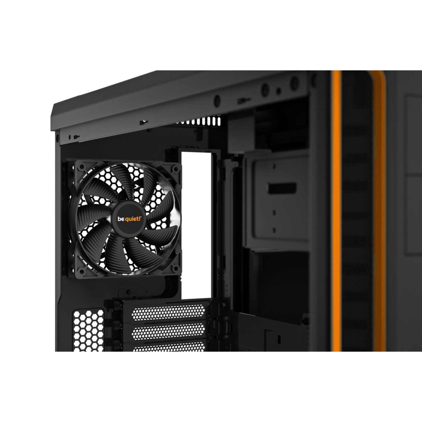 be quiet! Pure Base 600 Window Mid Tower Case - Orange (Boxed) — Buy in Cyprus with Fast Delivery