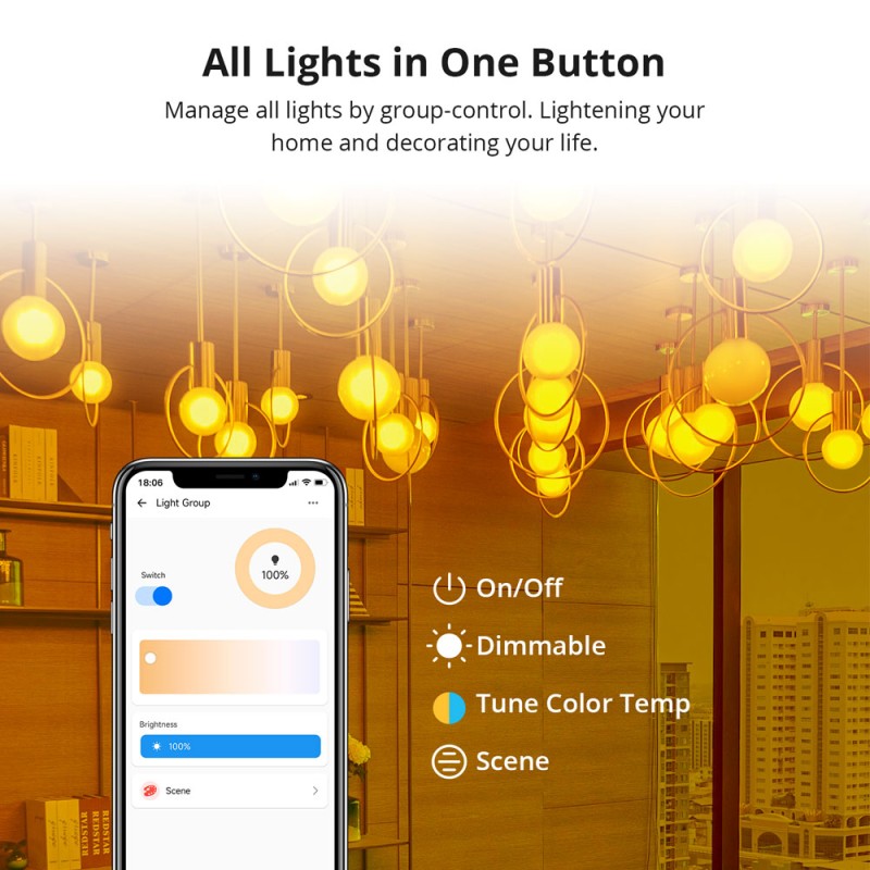 Buy Sonoff WiFi Smart Bulb - B05-BL-A60 - E27 RGB in Cyprus, Nicosia, Limassol, Larnaka, Pafos