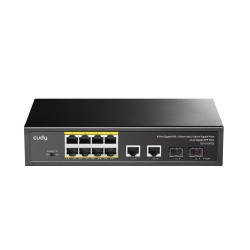 Buy Cudy Switch PoE Gigabit - GS1010PS2 - 8PoE + 2GbE + 2SFP Uplink 120W in Cyprus, Nicosia, Limassol, Larnaka, Pafos