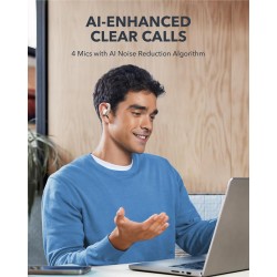 Buy Anker Soundcore TWS Open Air Earphones - AeroFit White in Cyprus, Nicosia, Limassol, Larnaka, Pafos