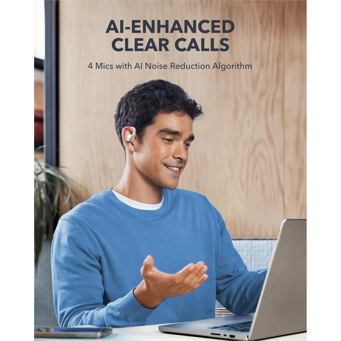 Anker Soundcore TWS Open Air Earphones - AeroFit White — Buy in Cyprus with Fast Delivery