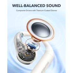Buy Anker Soundcore TWS Open Air Earphones - AeroFit White in Cyprus, Nicosia, Limassol, Larnaka, Pafos