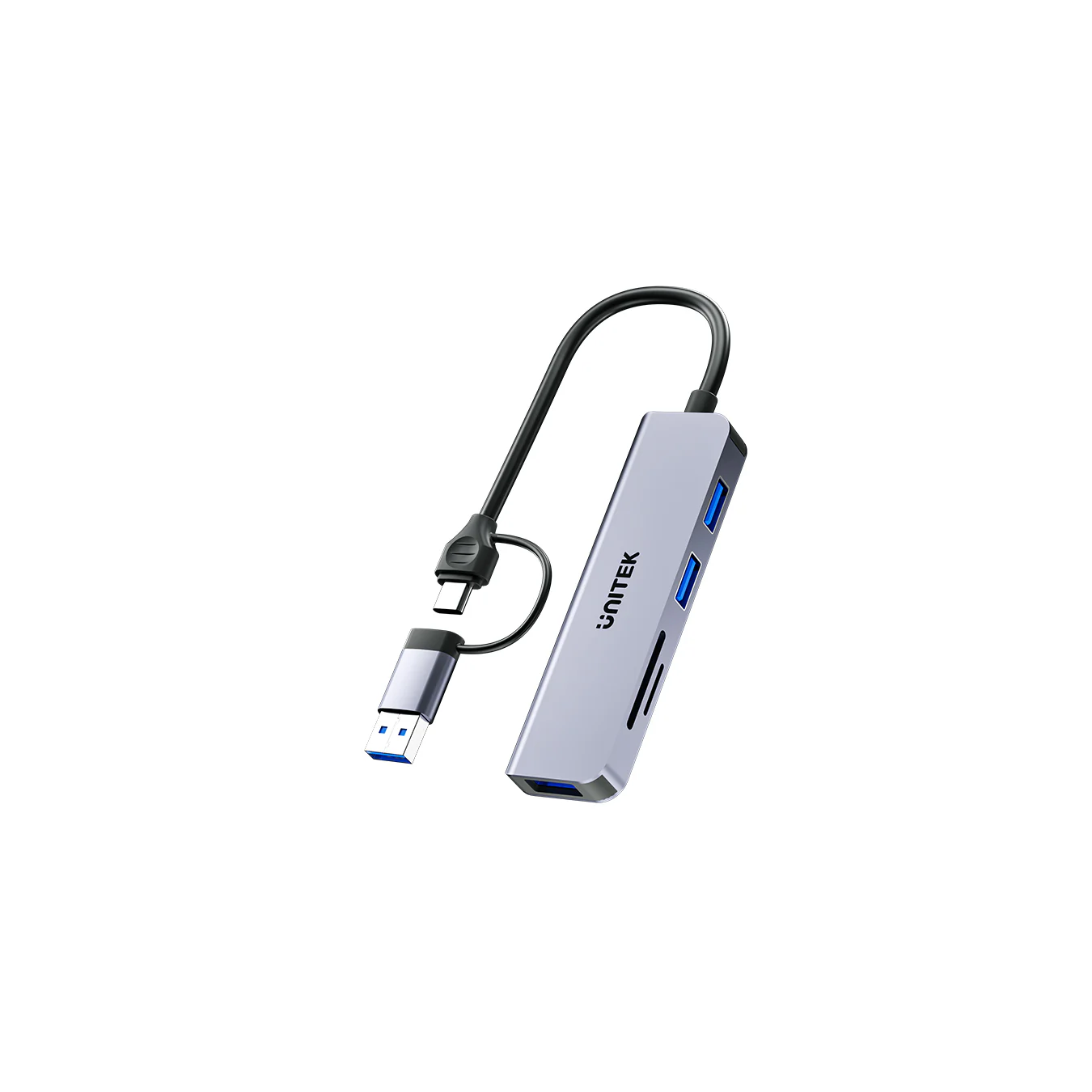Unitek H1320A USB-C Hub – 3x USB-A 5Gbps, SD Reader | Armenius Store