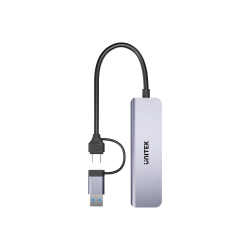 Buy Unitek USB-C Hub - H1320A - 3xUSBA, SD Micro SD Card Reader in Cyprus, Nicosia, Limassol, Larnaka, Pafos