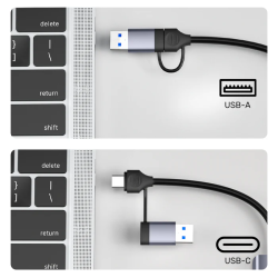 Unitek H1320A USB-C Hub - 3x USB-A, SD/MicroSD Card Reader — Armenius Store Cyprus