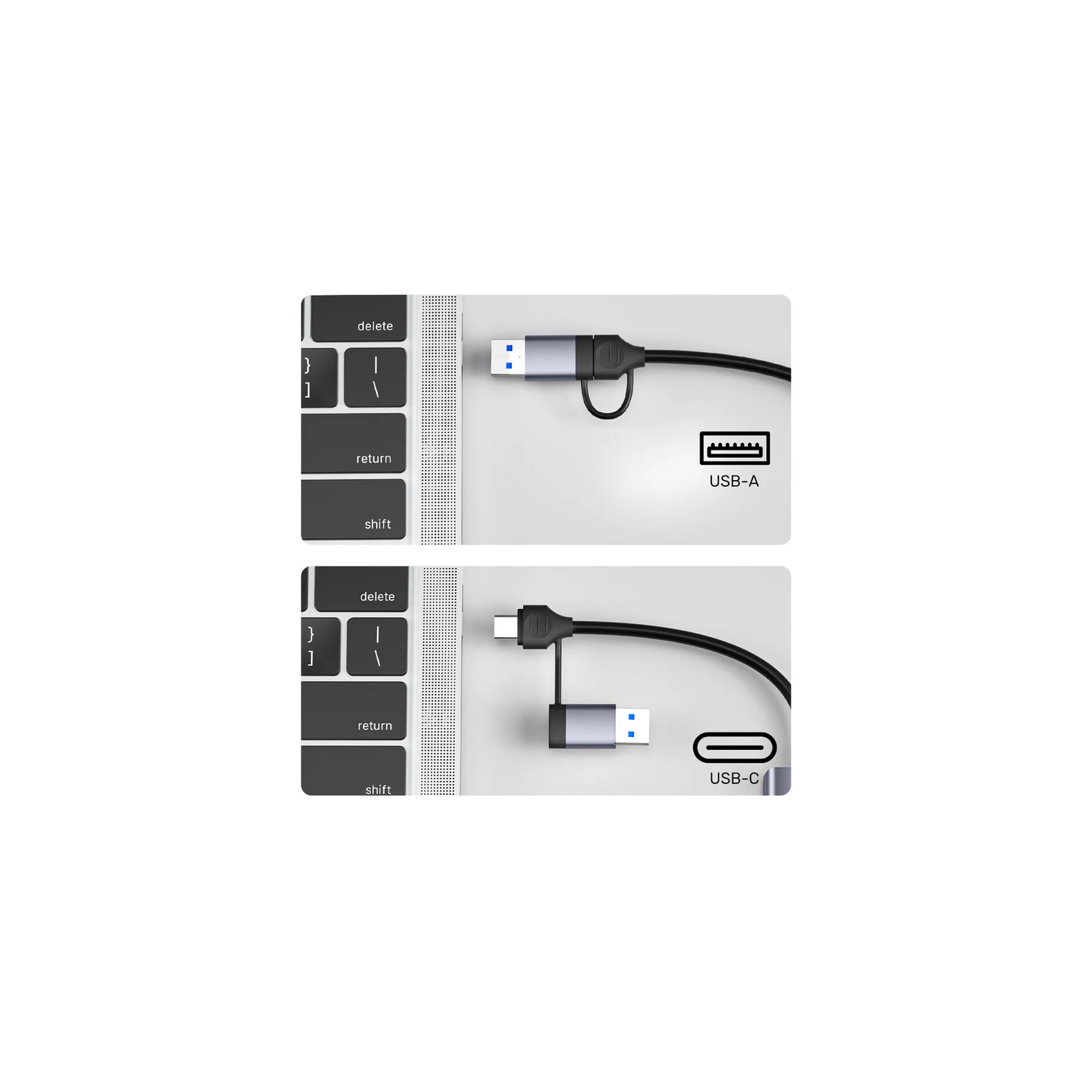 Unitek USB-C Hub - H1320A - 3xUSBA, SD Micro SD Card Reader — Buy in Cyprus with Fast Delivery