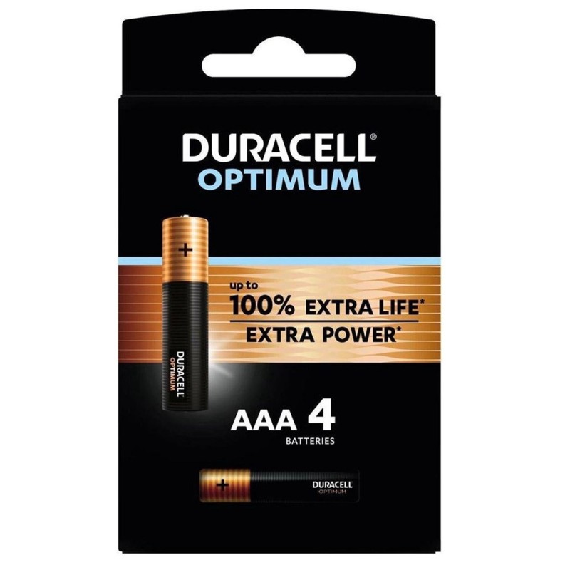 Buy Duracell Alkaline AAA - (4pcs) Optimum in Cyprus, Nicosia, Limassol, Larnaka, Pafos