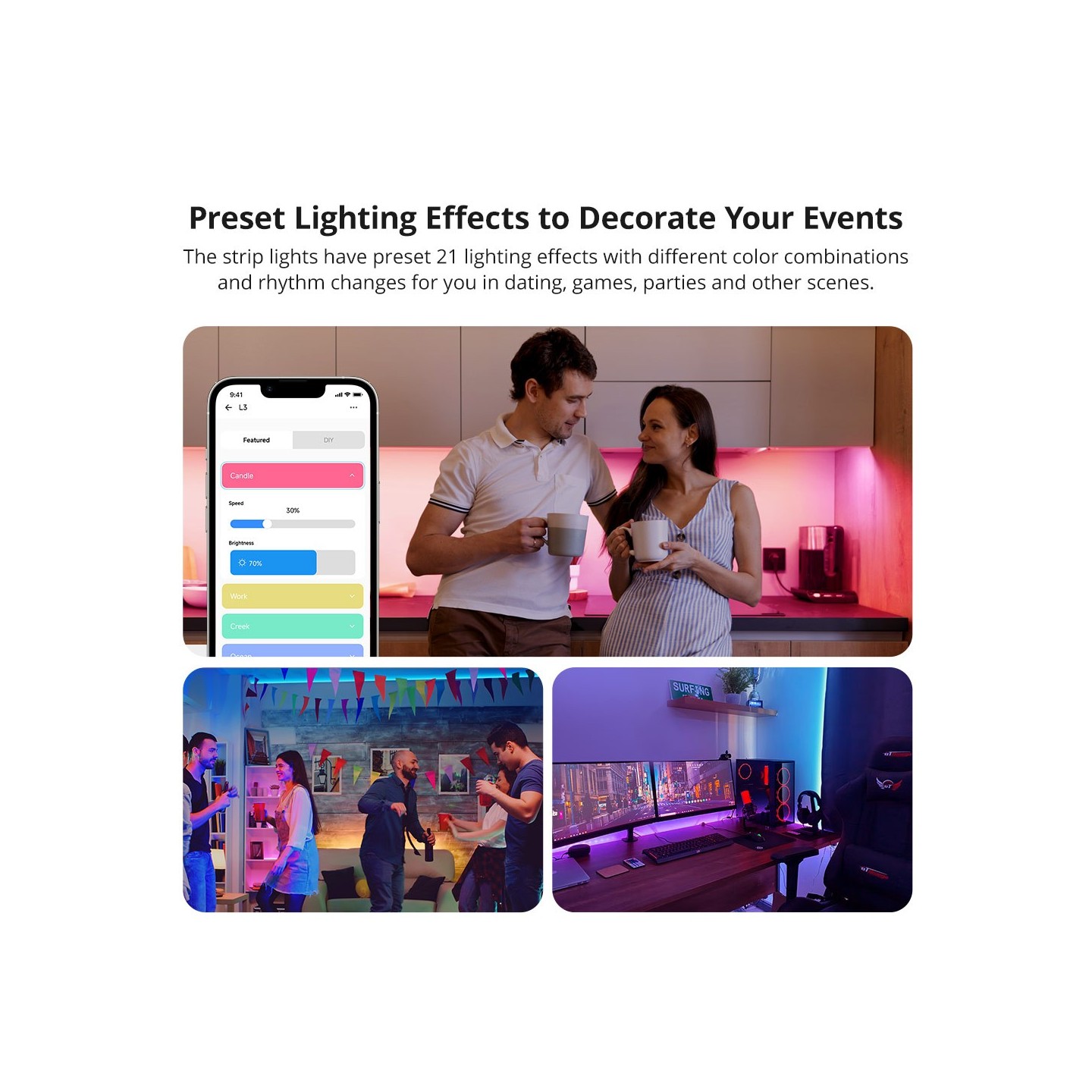 Sonoff Smart LED Light Strip - L3-5M - RGB Indoor IP54 Wi-Fi BT — Buy in Cyprus with Fast Delivery