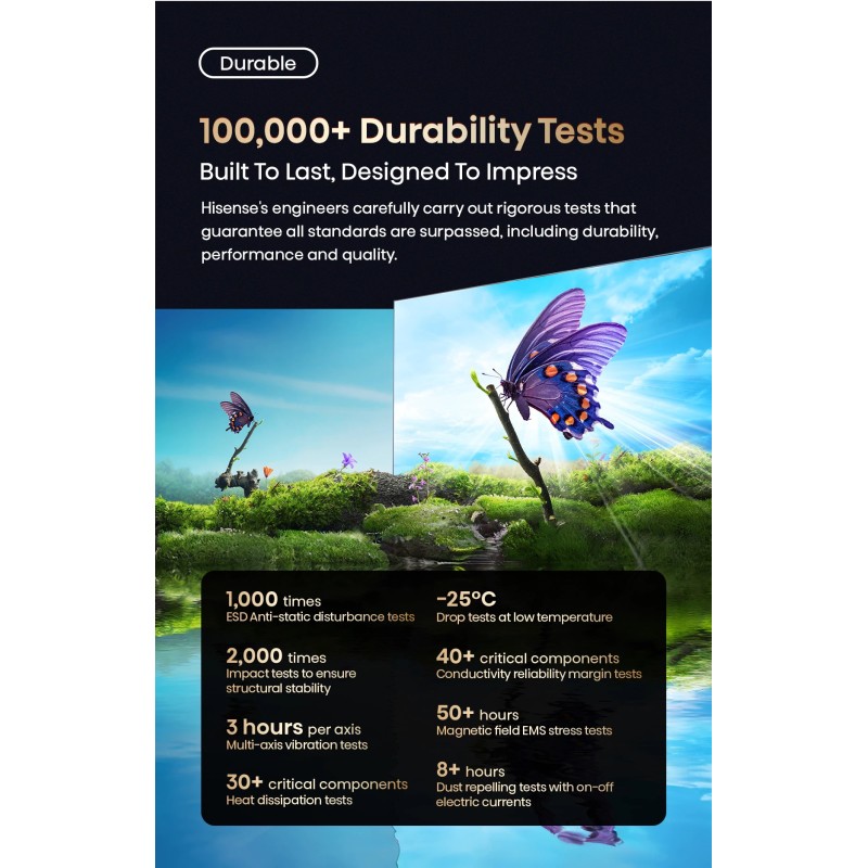 Buy Hisense TV - 65UXKQ - 65'' 4K Smart QLED MINI LED 120hz Gaming TV in Cyprus, Nicosia, Limassol, Larnaka, Pafos