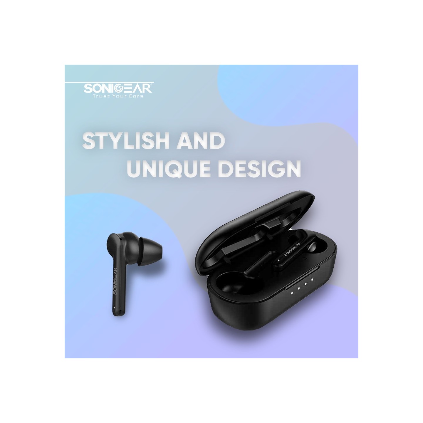 SonicGear EARPUMP IPX5 Earphones White - TWS 5 PRO - IPX5 Earphones White — Buy in Cyprus with Fast Delivery