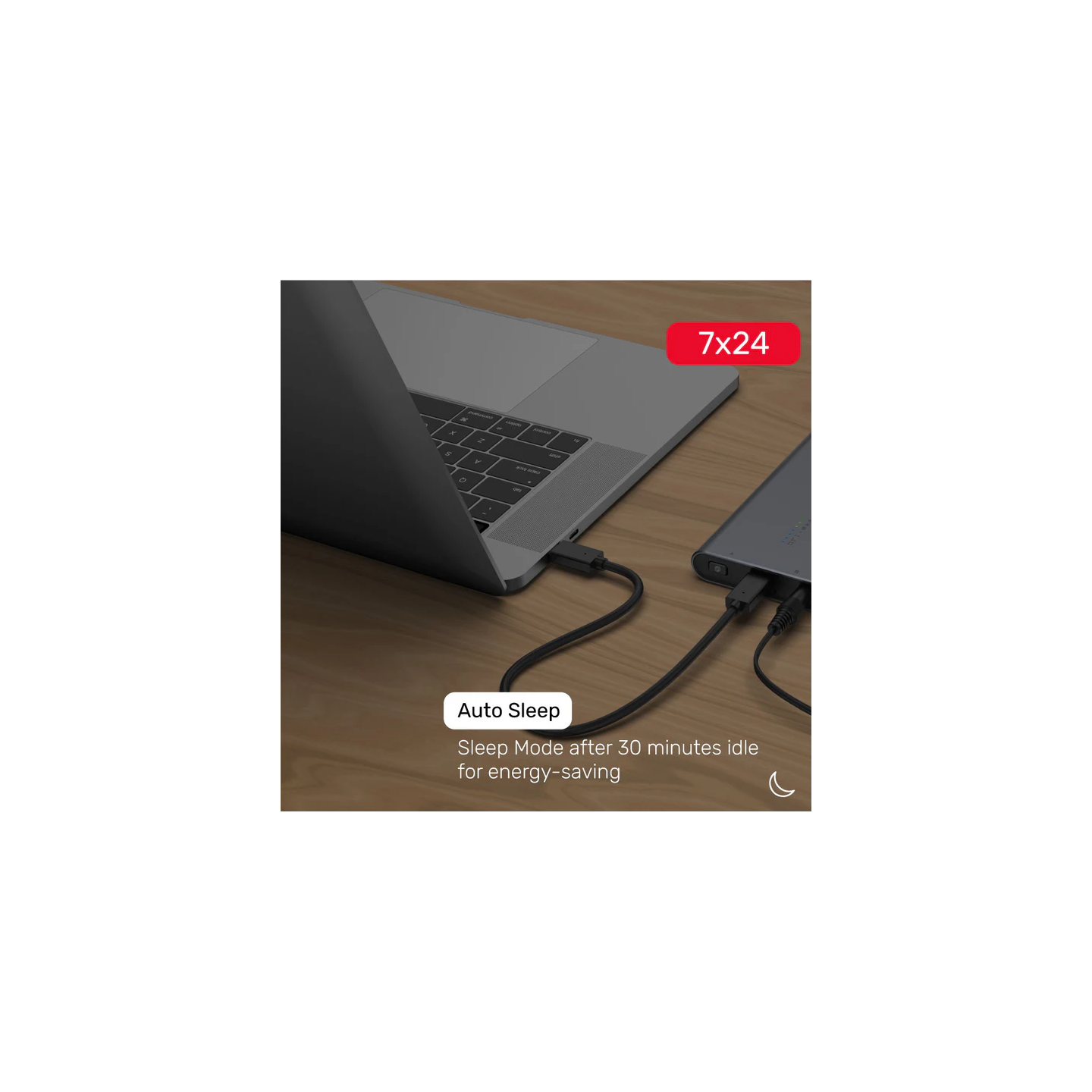 Unitek USB-C NVMe PCIe Enclosure 20Gbps Dual Offline Clone - S1206A - USB-C NVMe PCIe Enclosure 20Gbps Dual Offline Clone