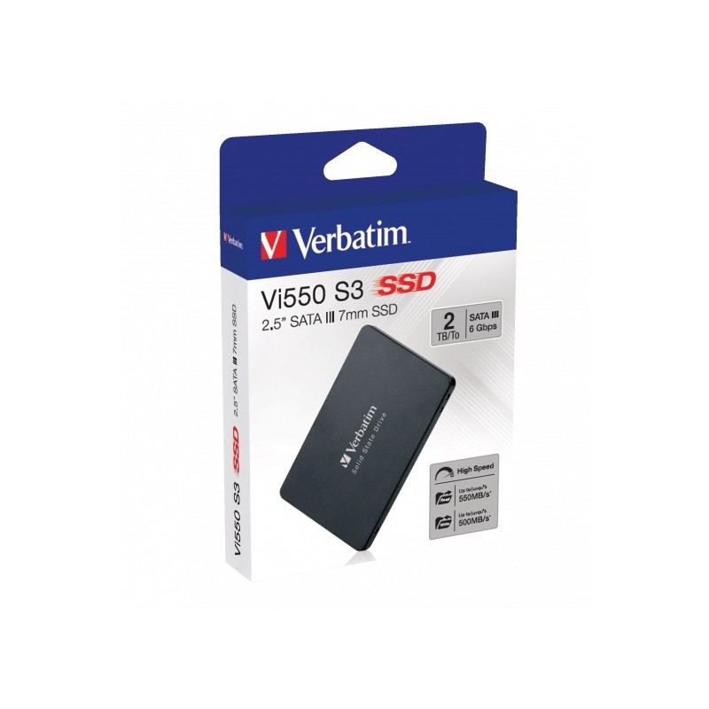 Buy Verbatim SSD Internal - VI550 S3 - 2.5' 2TB in Cyprus, Nicosia, Limassol, Larnaka, Pafos