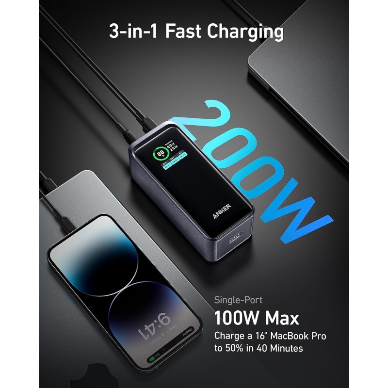 Buy Anker Mobile Powerbank - 20000mAh Prime 200W in Cyprus, Nicosia, Limassol, Larnaka, Pafos