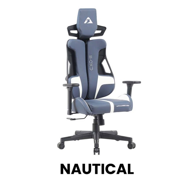 Buy Armaggeddon Gaming Chair PU Leather - EXO-III - Nautical in Cyprus, Nicosia, Limassol, Larnaka, Pafos
