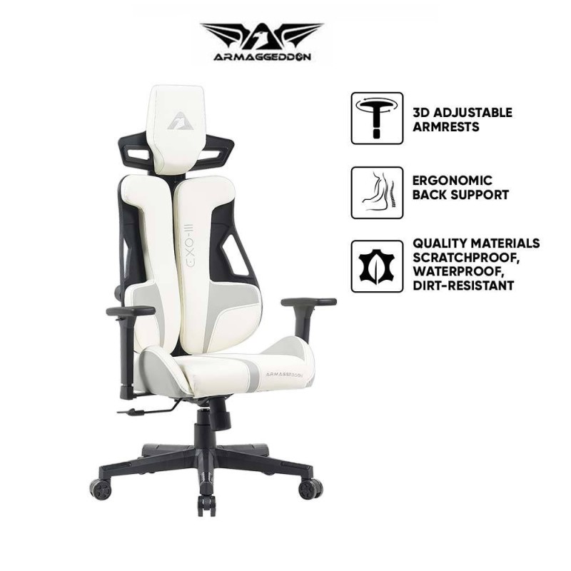Buy Armaggeddon Gaming Chair PU Leather - EXO-III - Nautical in Cyprus, Nicosia, Limassol, Larnaka, Pafos