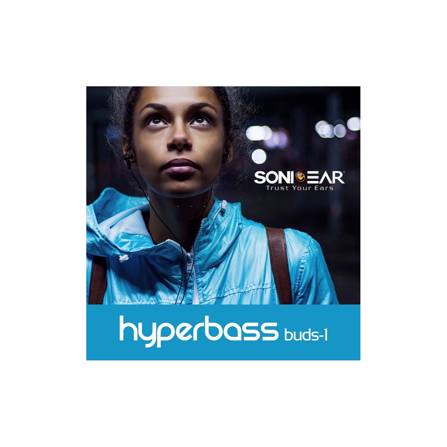 Sonicgear HYPERBASS BUDS Earphones - Gun Metal Black — Buy in Cyprus with Fast Delivery