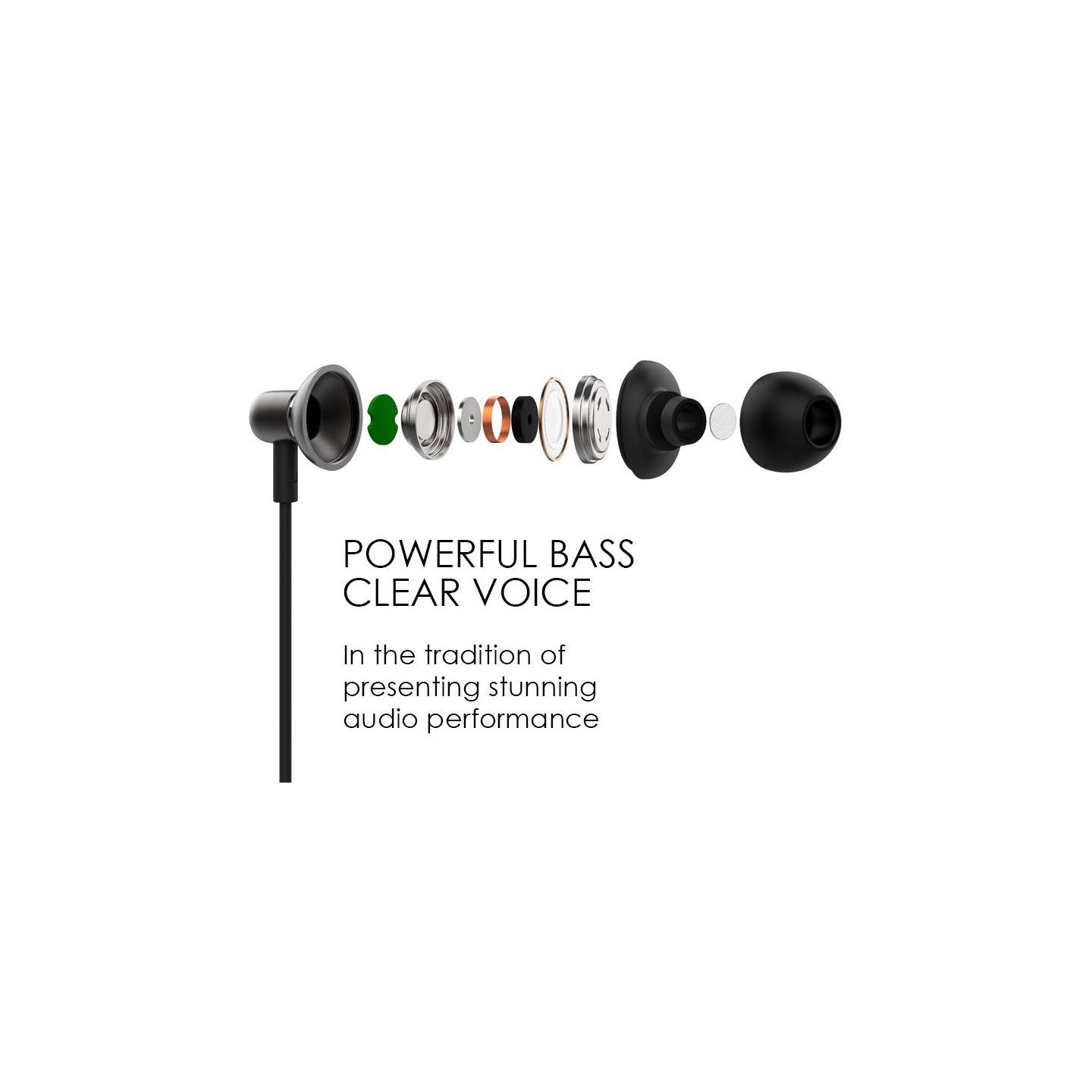 Sonicgear HYPERBASS BUDS Earphones - Gun Metal Black — Buy in Cyprus with Fast Delivery
