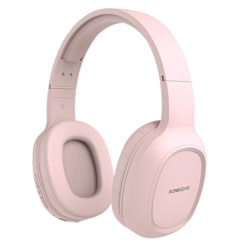 Buy SonicGear Headphones - AIRPHONE 3 - Bluetooth Type-C Cloud Pink in Cyprus, Nicosia, Limassol, Larnaka, Pafos