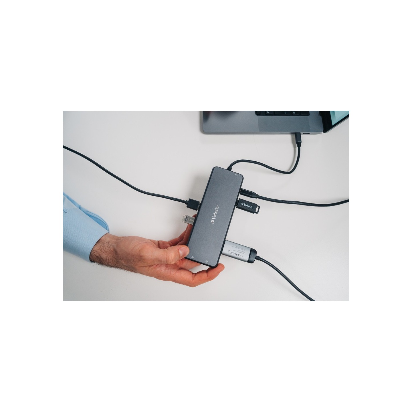 Verbatim USB-C 13-Port Hub CMH-13 | Triple 4K Display, 100W PD — Armenius Store Cyprus