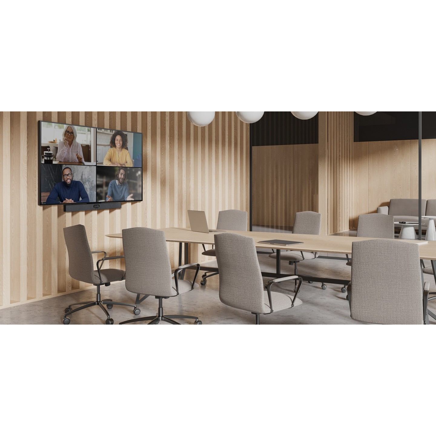 Yealink MeetingBar MS Teams Room System Android with BYOD & Screen Sharing Support - A40-010 - Remote Control MeetingBar