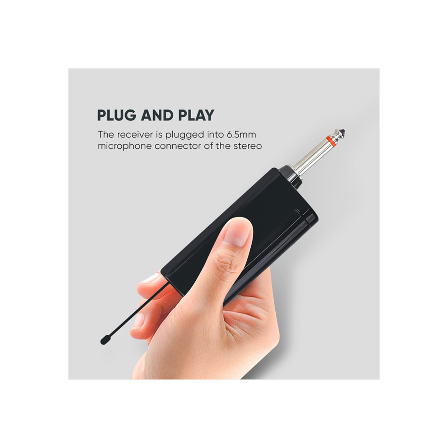 SonicGear WM2200UL - DUAL Gray 2 x Wireless 2.4GHz Rechargeable Microphone Handsets with LED Display