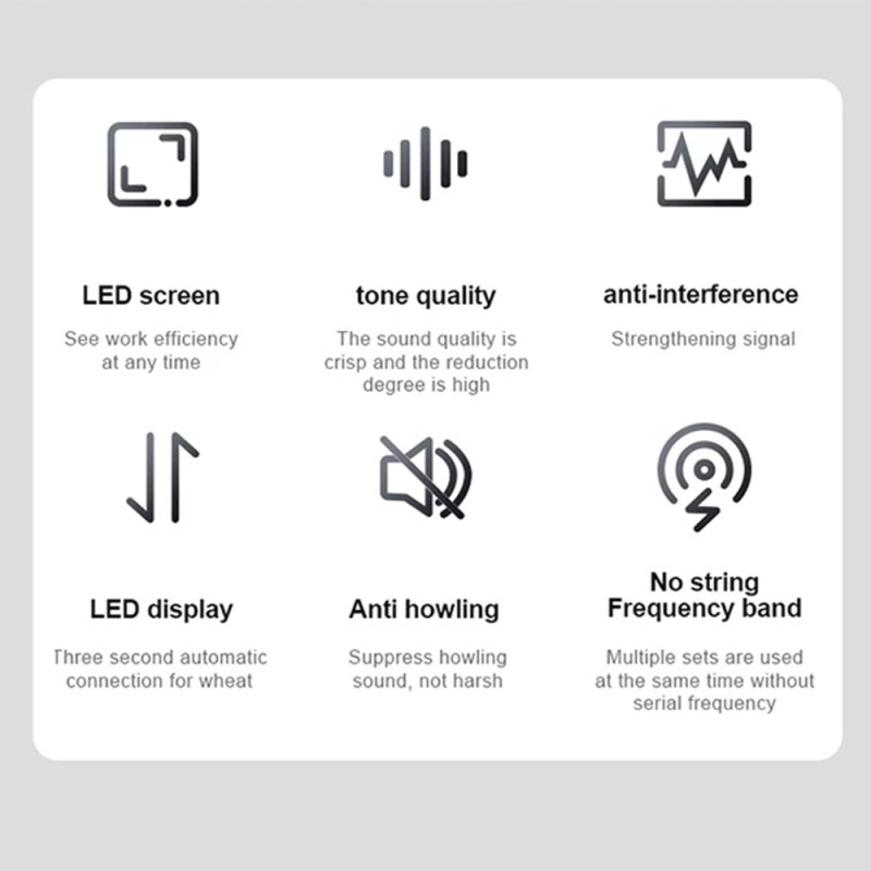 Buy SonicGear WM2200UL - DUAL Gray 2 x Wireless 2.4GHz Rechargeable Microphone H... in Cyprus, Nicosia, Limassol, Larnaka, Pafos