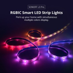 Buy Sonoff Smart LED Light Strip RGBIC Outdoor IP54 Wi-Fi BT - L3-5M-P - RGBIC O... in Cyprus, Nicosia, Limassol, Larnaka, Pafos