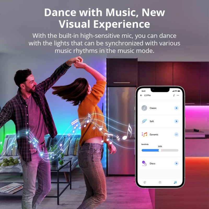 Buy Sonoff Smart LED Light Strip RGBIC Outdoor IP54 Wi-Fi BT - L3-5M-P - RGBIC O... in Cyprus, Nicosia, Limassol, Larnaka, Pafos