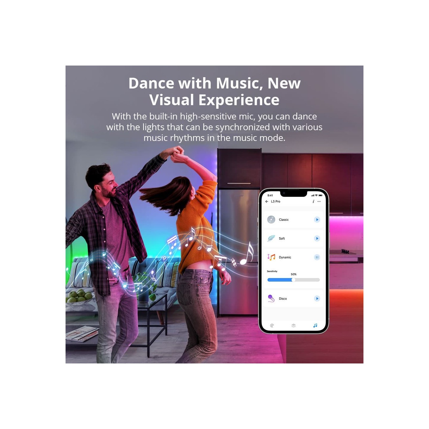 Sonoff Smart LED Light Strip RGBIC Outdoor IP54 Wi-Fi BT - L3-5M-P - RGBIC Outdoor IP54 Wi-Fi BT