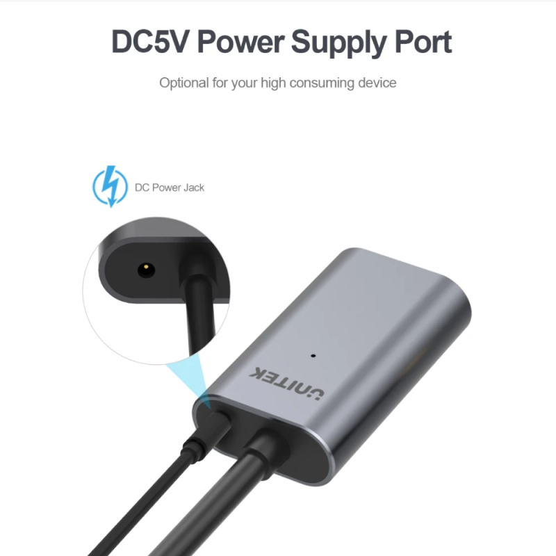 Buy Unitek USB3.0 USB-A Active Aluminium Extension Cable - Y-3005 - 10m in Cyprus, Nicosia, Limassol, Larnaka, Pafos