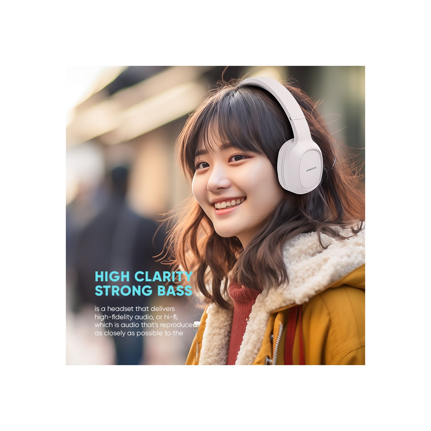 SonicGear Headphones - AIRPHONE 3 - Bluetooth Type-C Sand Grey — Buy in Cyprus with Fast Delivery