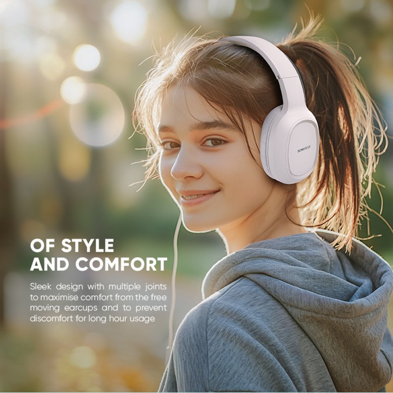 Buy SonicGear Headphones - AIRPHONE 3 - Bluetooth Type-C Sand Grey in Cyprus, Nicosia, Limassol, Larnaka, Pafos