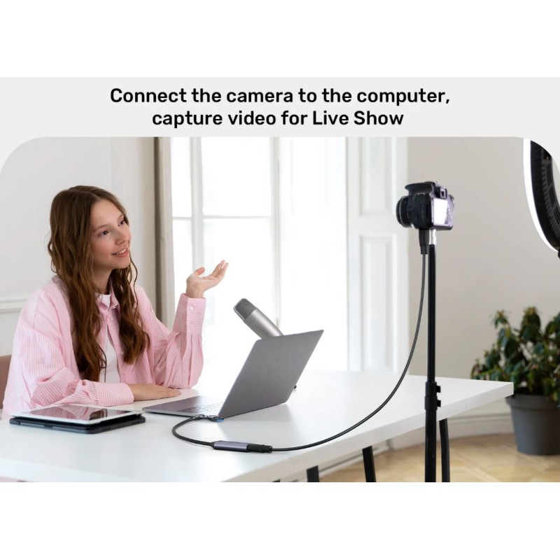 Buy Unitek Capture Card HDMI to USB-C A 1080p - V1167A - HDMI to USB-C A 1080p in Cyprus, Nicosia, Limassol, Larnaka, Pafos