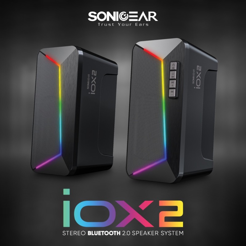 Buy SonicGear Stereo Bluetooth PC Speakers - IOX 2 - Stereo Bluetooth PC Speakers in Cyprus, Nicosia, Limassol, Larnaka, Pafos